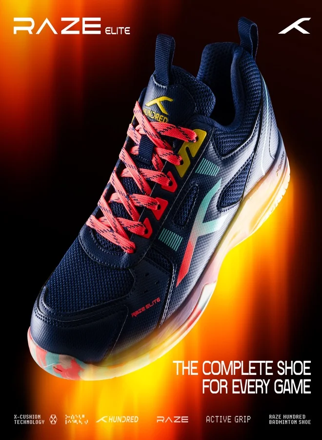 هندرد HUNDRED Raze Elite Unisex Badminton Shoes